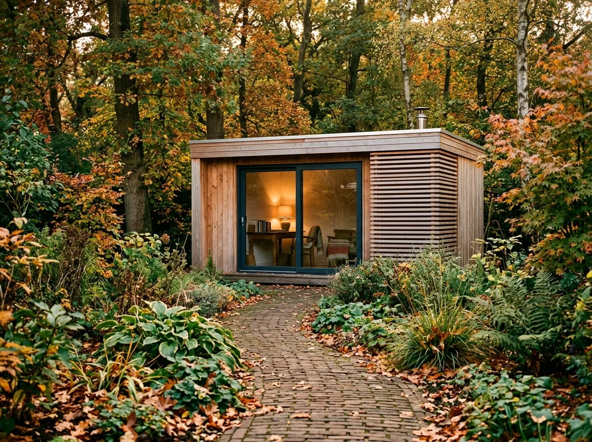 Vrijstaand in de tuin